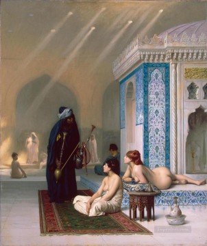 ハーレム プール ギリシャ アラビアン オリエンタリズム ジャン レオン ジェローム Oil Paintings